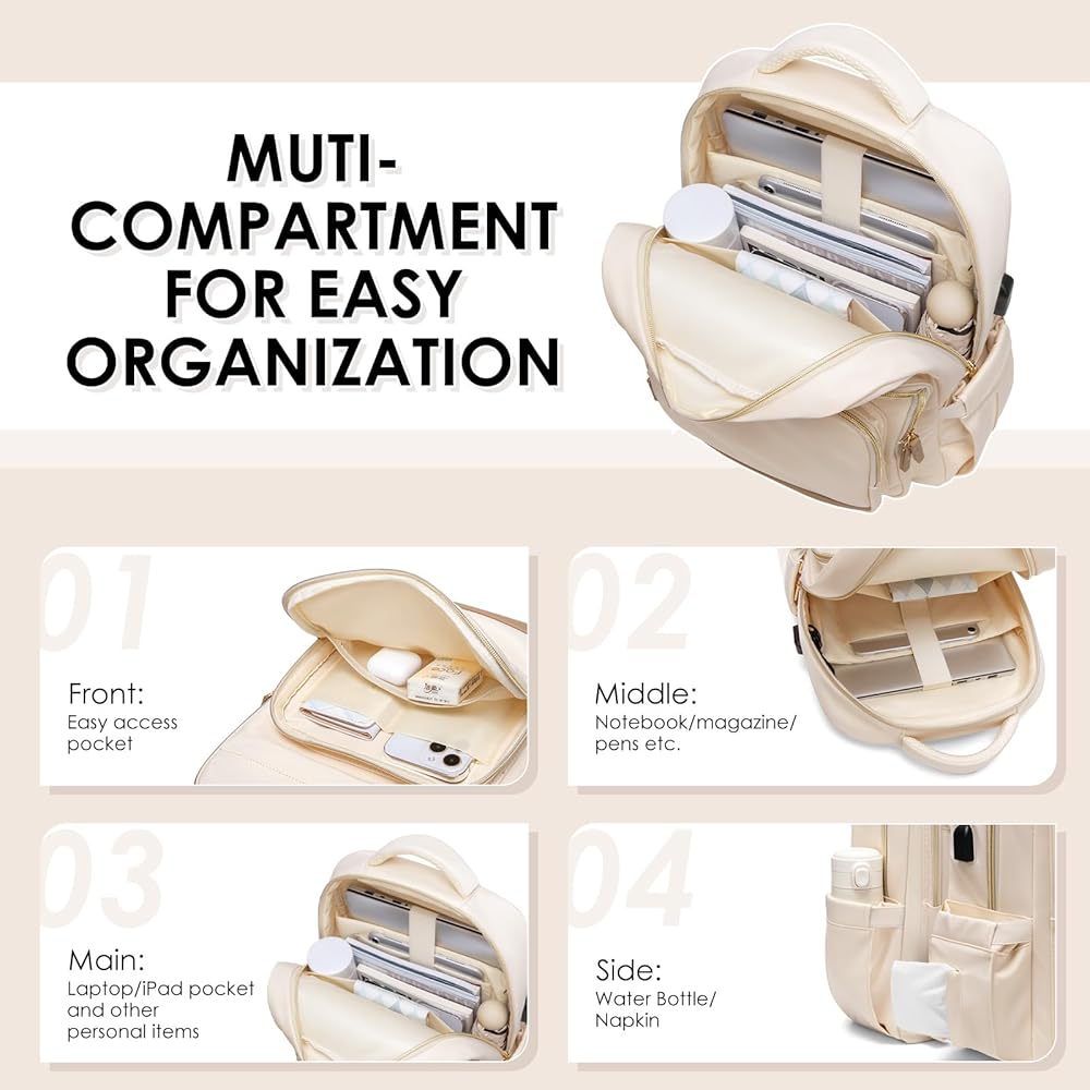 Amazon.com: MDODO Laptop Backpack for Women,Travel Backpack